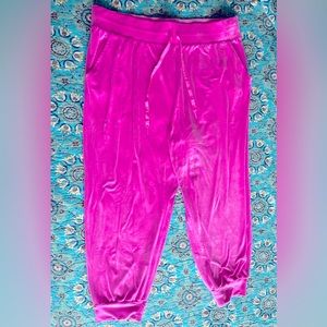 VS Velour On-Point Barbie Pink Joggers